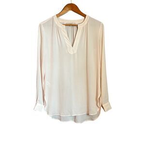 3 for $30! Loft light pink sheer long sleeve blouse.‎